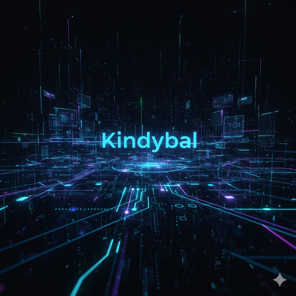 Kindybal Techno-Futuristic Homepage